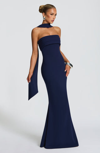 Leura Maxi Dress - Navy - Napalia