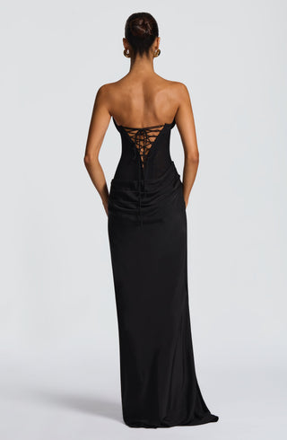 Liora Maxi Dress - Black - Napalia