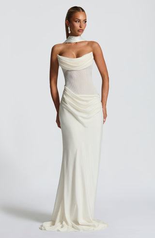 Liora Maxi Dress - Ivory - Napalia