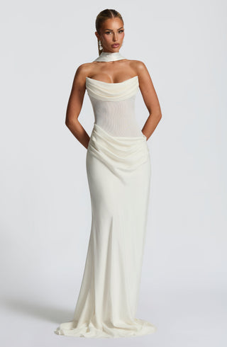 Liora Maxi Dress - Ivory - Napalia