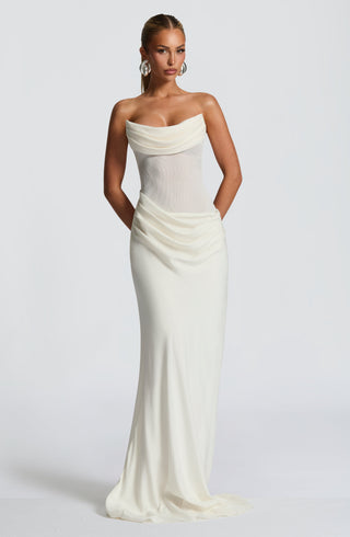 Liora Maxi Dress - Ivory - Napalia
