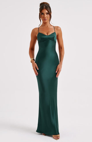 Malika Maxi Dress - Emerald - Napalia