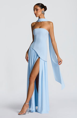 Maliyah Maxi Dress - Baby Blue - Napalia