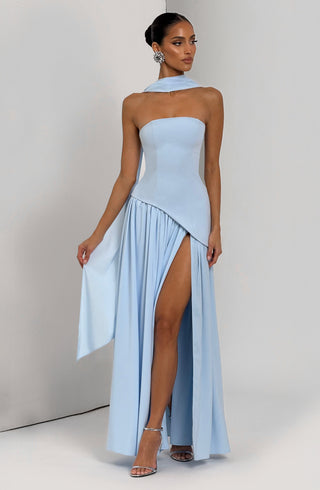 Maliyah Maxi Dress - Baby Blue - Napalia