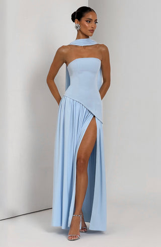 Maliyah Maxi Dress - Baby Blue - Napalia