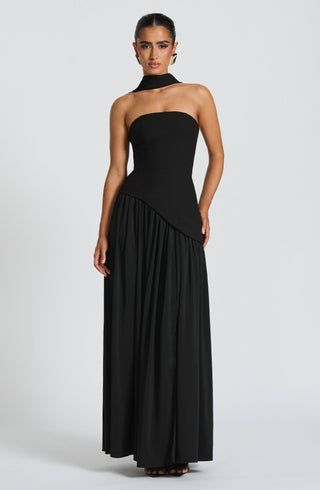 Maliyah Maxi Dress - Black - Napalia