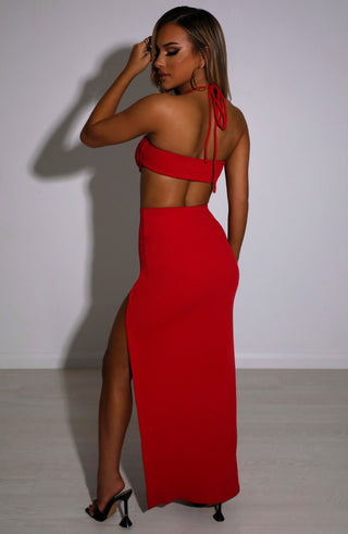 Mariana Maxi Skirt - Red - Napalia