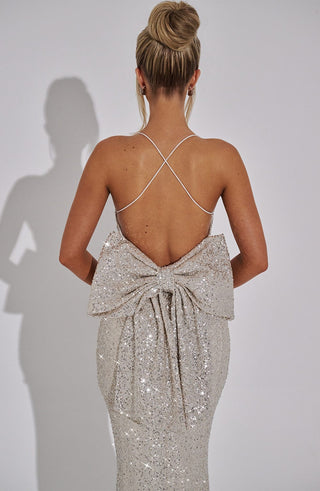 Meridith Maxi Dress - Champagne - Napalia