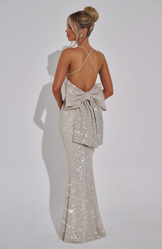 Meridith Maxi Dress - Champagne - Napalia