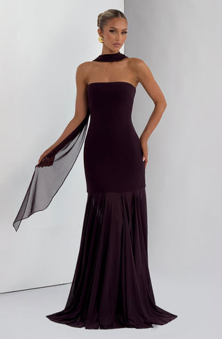 Merritt Gown - Plum - Napalia