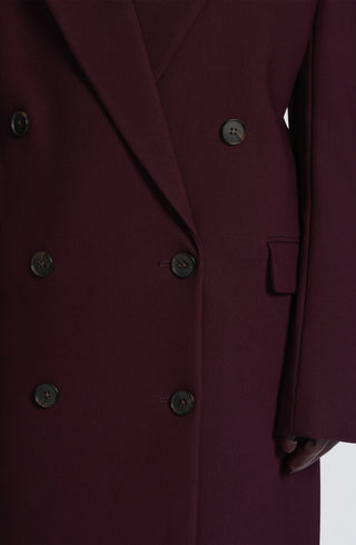 Michelle Coat - Plum - Napalia