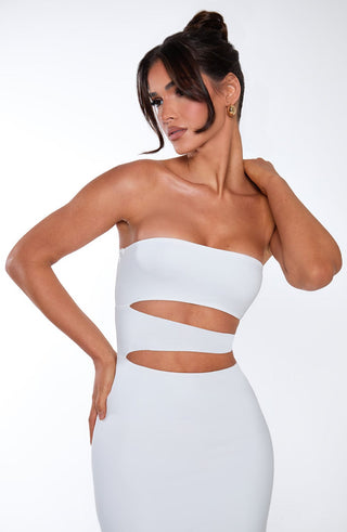Milia Maxi Dress - White - Napalia
