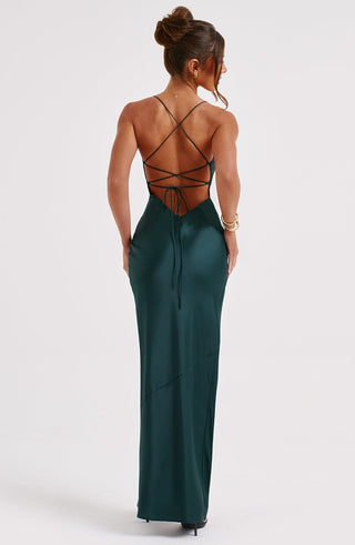 Misha Maxi Dress - Emerald - Napalia