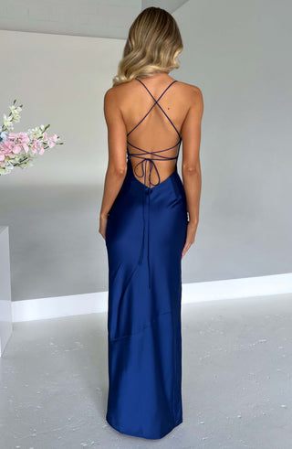 Misha Maxi Dress - Navy - Napalia