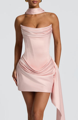 Mona Mini Dress - Blush - Napalia