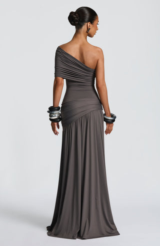 Monica Maxi Dress - Charcoal - Napalia