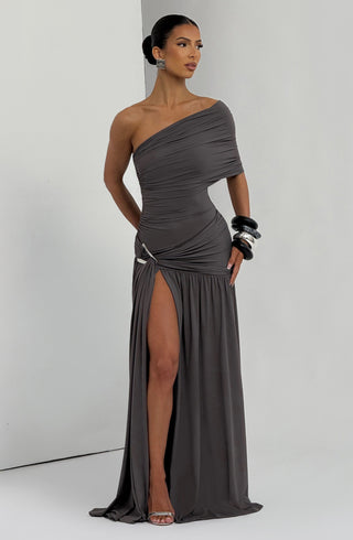 Monica Maxi Dress - Charcoal - Napalia