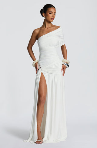 Monica Maxi Dress - White - Napalia