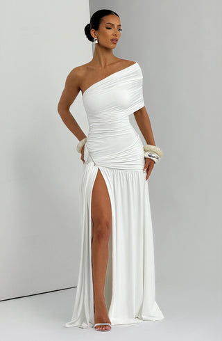 Monica Maxi Dress - White - Napalia