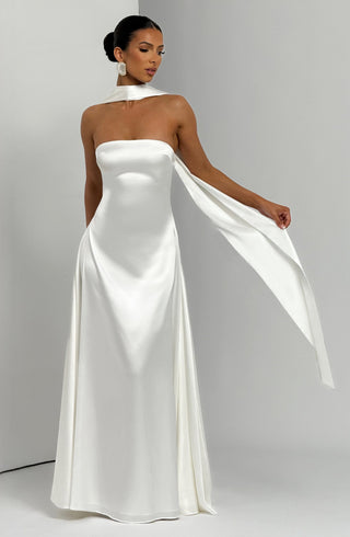 Morven Maxi Dress - Ivory - Napalia