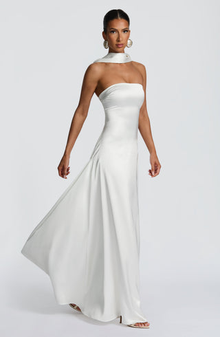 Morven Maxi Dress - Ivory - Napalia