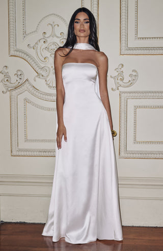 Morven Maxi Dress - Ivory - Napalia