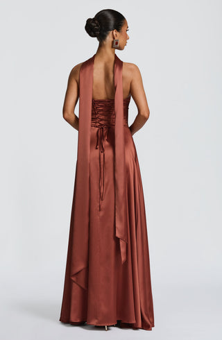 Morven Maxi Dress - Rust - Napalia