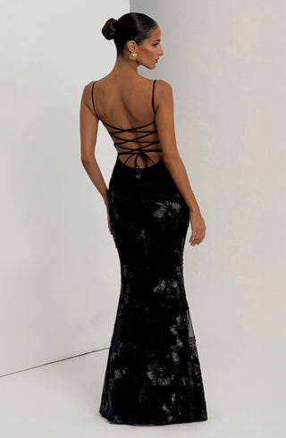 Nefertiti Maxi Dress - Black - Napalia