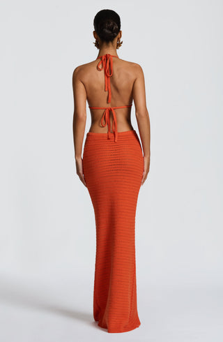 Nerida Maxi Skirt - Orange - Napalia