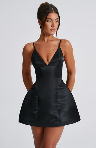 Nicole Mini Dress - Black - Napalia