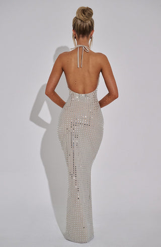 Odessa Maxi Dress - Nude - Napalia