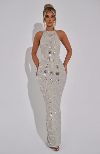 Odessa Maxi Dress - Nude - Napalia