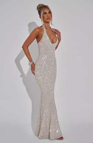 Odette Maxi Dress - Champagne - Napalia