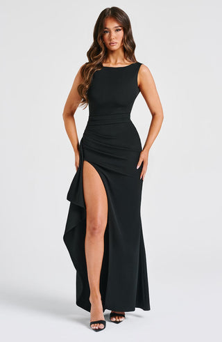 Pandora Maxi Dress - Black - Napalia