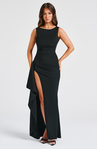 Pandora Maxi Dress - Black - Napalia