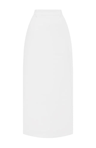 Piper Maxi Skirt - Ivory - Napalia