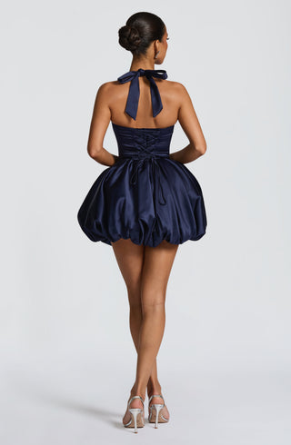Prudence Mini Dress - Navy - Napalia
