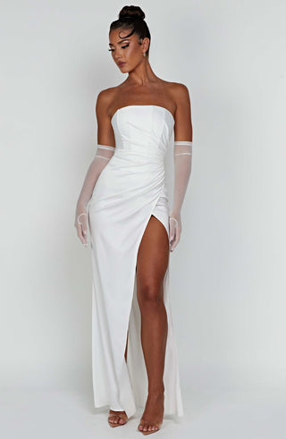 Safiya Maxi Dress - Ivory - Napalia