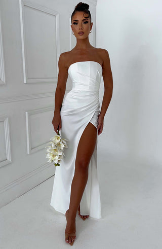 Safiya Maxi Dress - Ivory - Napalia