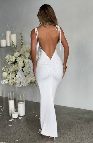 Sanya Maxi Dress - White - Napalia