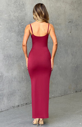 Saskia Maxi Dress - Cherry - Napalia