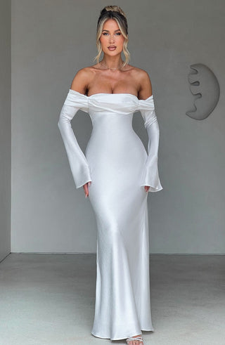 Selene Maxi Dress - Ivory - Napalia