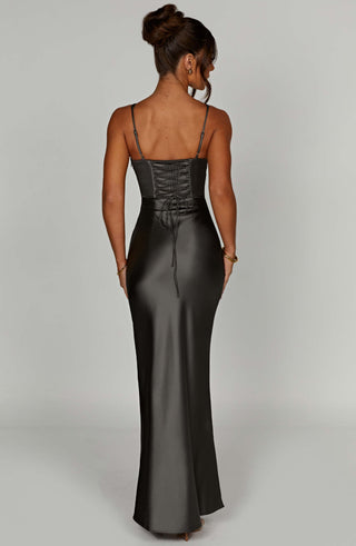 Shae Maxi Dress - Charcoal - Napalia