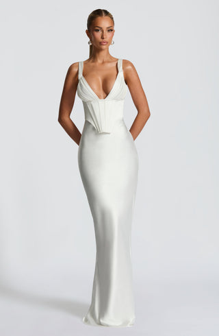 Shae Maxi Dress - Ivory - Napalia