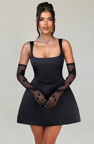 Sofie Mini Dress - Black - Napalia
