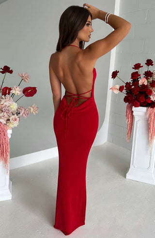 Talisa Maxi Dress - Red - Napalia