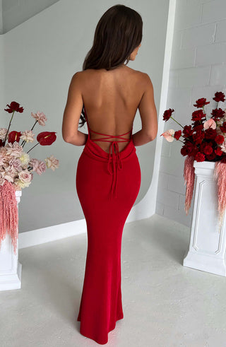Talisa Maxi Dress - Red - Napalia
