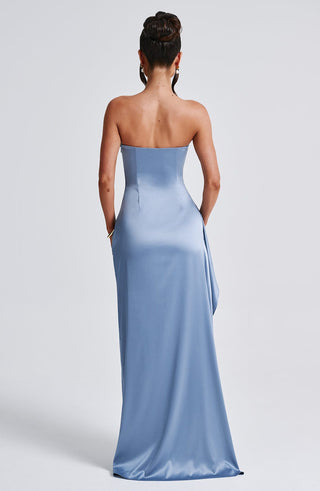 Tian Maxi Dress - Dusty Blue - Napalia