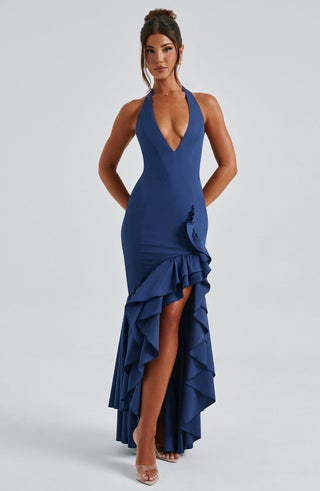 Veronique Maxi Dress - Navy - Napalia