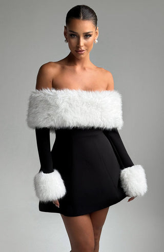 Villanelle Mini Dress - Black/White - Napalia